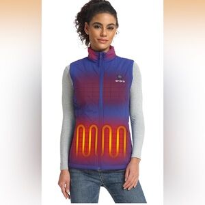 ORORO Quilted Heated Vest , Lightweight Quilted Heating Vest W/Battery L / 563-1